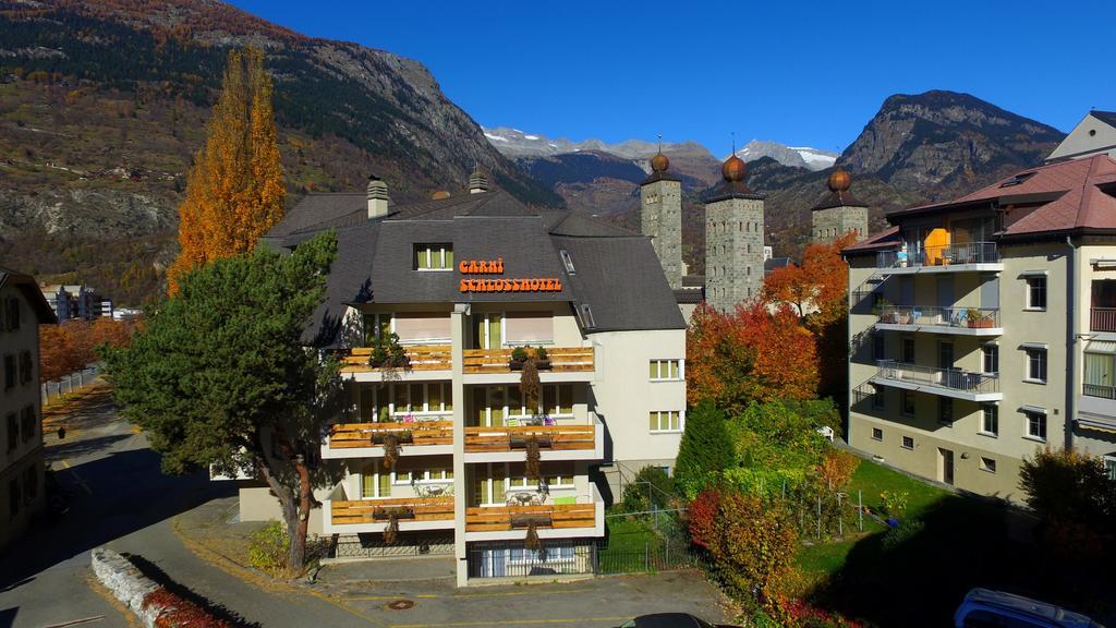 Schlosshotel - Self Check-In Hotel Brig Eksteriør bilde